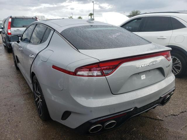 KNAE35LD9N6116758 - 2022 KIA STINGER GT GRAY photo 3