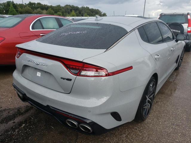 KNAE35LD9N6116758 - 2022 KIA STINGER GT GRAY photo 4