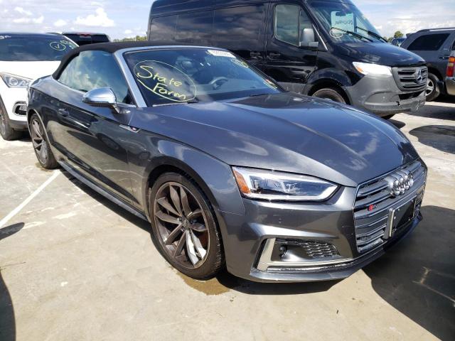 WAU24GF52JN020745 - 2018 AUDI S5 PRESTIG GRAY photo 1