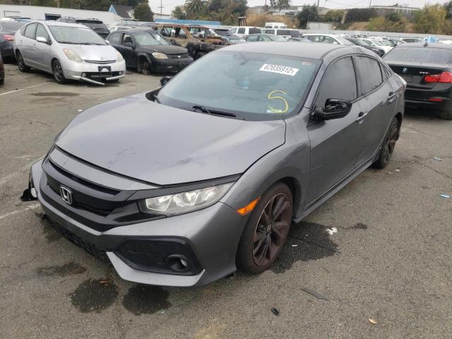 SHHFK7H49HU410800 - 2017 HONDA CIVIC SPOR GRAY photo 2