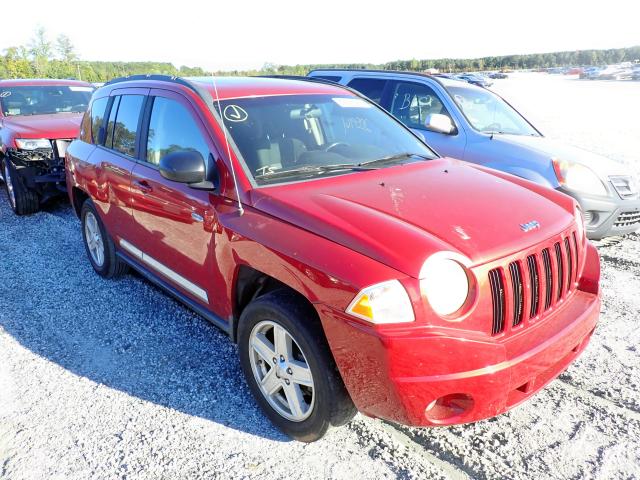 1J4NF1FB8AD620070 - 2010 JEEP COMPASS SP RED photo 1