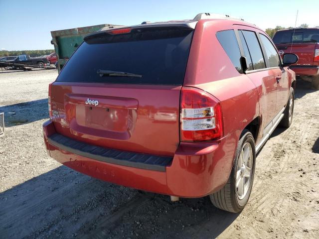 1J4NF1FB8AD620070 - 2010 JEEP COMPASS SP RED photo 4