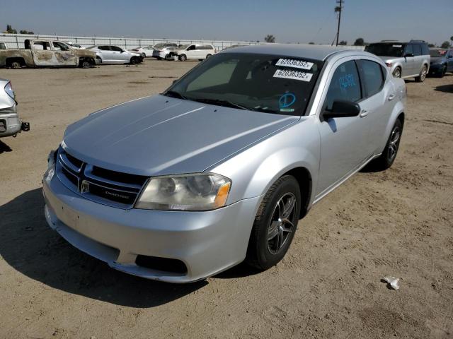 1B3BD4FB0BN537360 - 2011 DODGE AVENGER EX SILVER photo 2