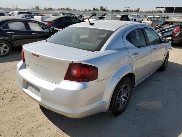 1B3BD4FB0BN537360 - 2011 DODGE AVENGER EX SILVER photo 4