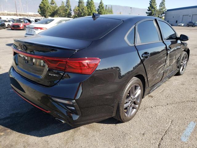 3KPF34AD2ME328768 - 2021 KIA FORTE GT L BLACK photo 4