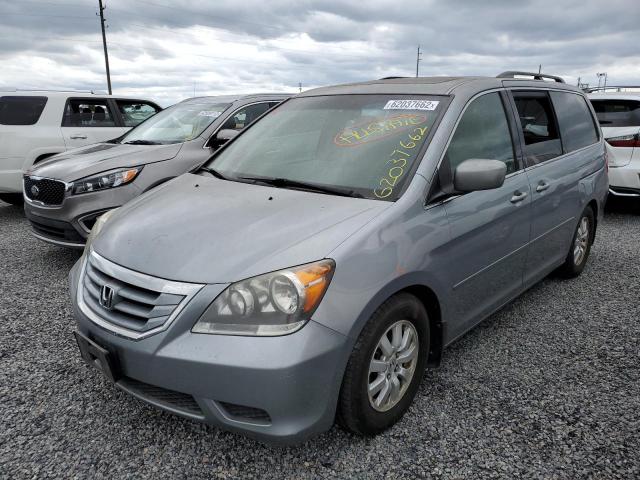 5FNRL3H68AB021836 - 2010 HONDA ODYSSEY EX SILVER photo 2