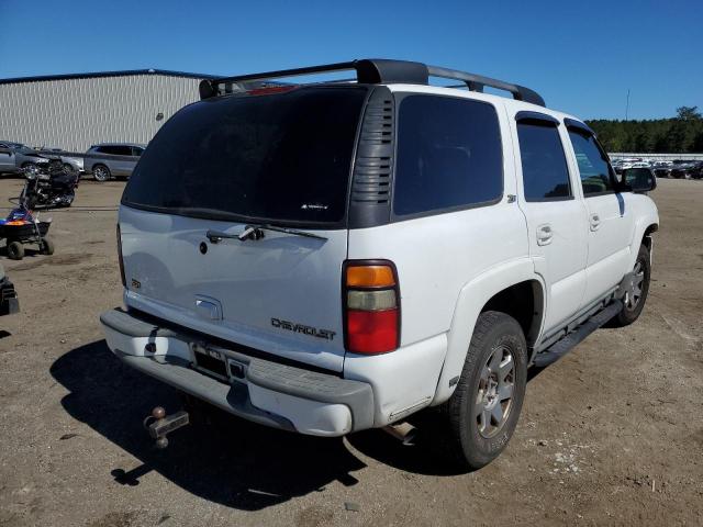 1GNEK13Z14R167640 - 2004 CHEVROLET TAHOE K150 WHITE photo 4