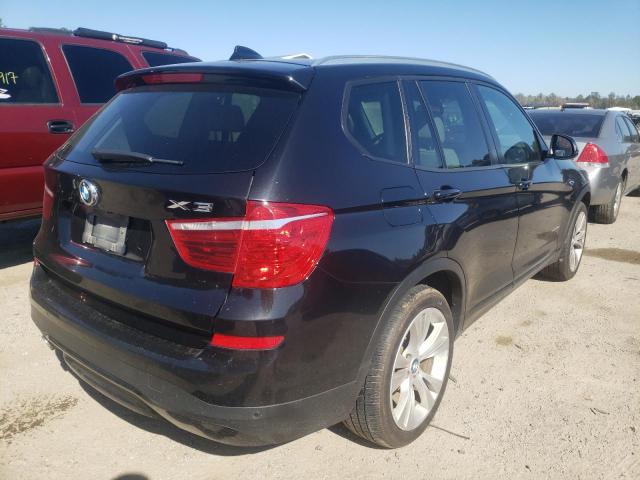 5UXWX9C56G0D84475 - 2016 BMW X3 XDRIVE2 BLACK photo 4