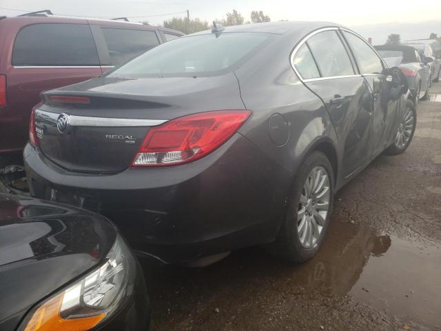 W04GP5ECXB1136234 - 2011 BUICK REGAL CXL GRAY photo 4