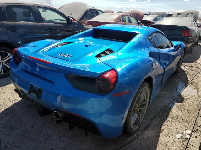 ZFF80AMA5H0225989 - 2017 FERRARI 488 SPIDER BLUE photo 4