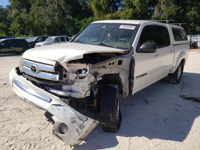 5TBDT44175S482868 - 2005 TOYOTA TUNDRA DOU WHITE photo 2