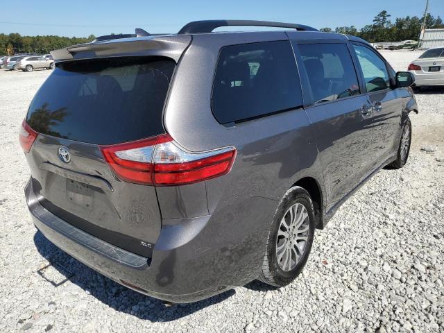 5TDYZ3DC0KS976519 - 2019 TOYOTA SIENNA XLE GRAY photo 4