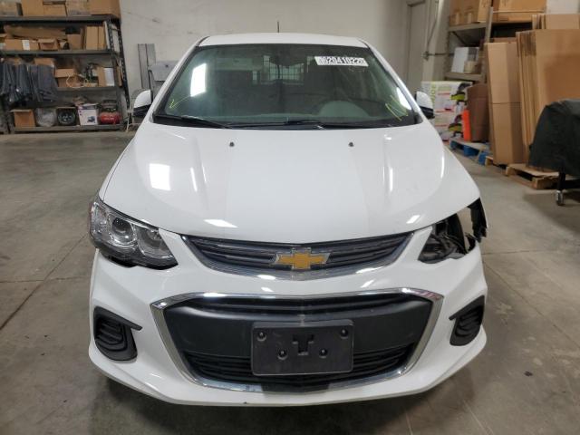1G1JG6SB9K4131174 - 2019 CHEVROLET SONIC WHITE photo 5