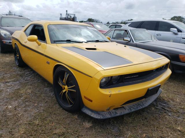 2C3CDYCJ3CH254164 - 2012 DODGE CHALLENGER YELLOW photo 1