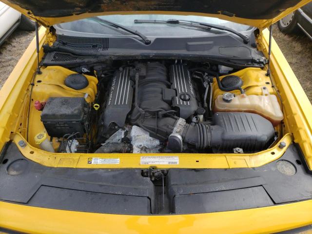 2C3CDYCJ3CH254164 - 2012 DODGE CHALLENGER YELLOW photo 7