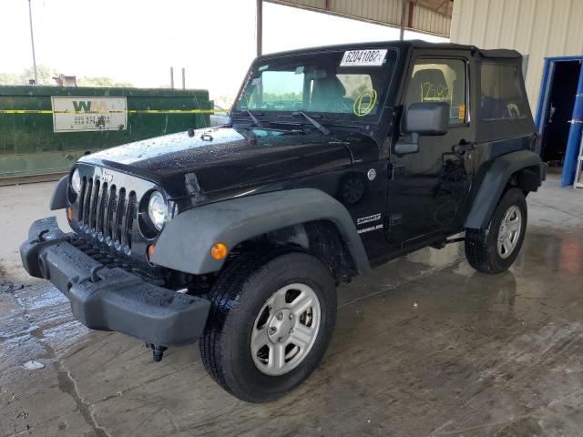 1C4AJWAG9DL638817 - 2013 JEEP WRANGLER S BLACK photo 2