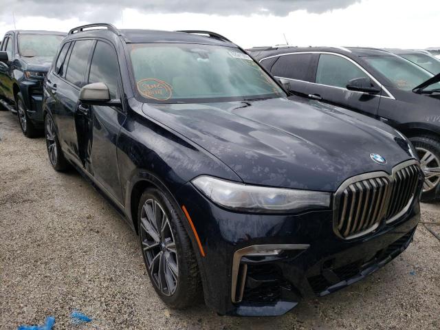 5UXCX6C03LLE35817 - 2020 BMW X7 M50I BLACK photo 1