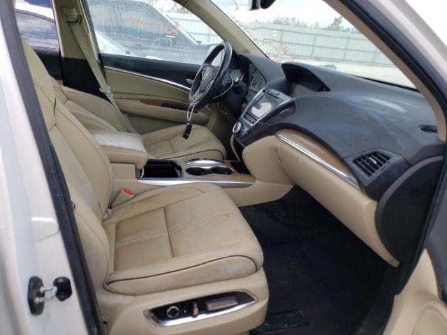 5J8YD4H8XKL011325 - 2019 ACURA MDX ADVANC WHITE photo 5