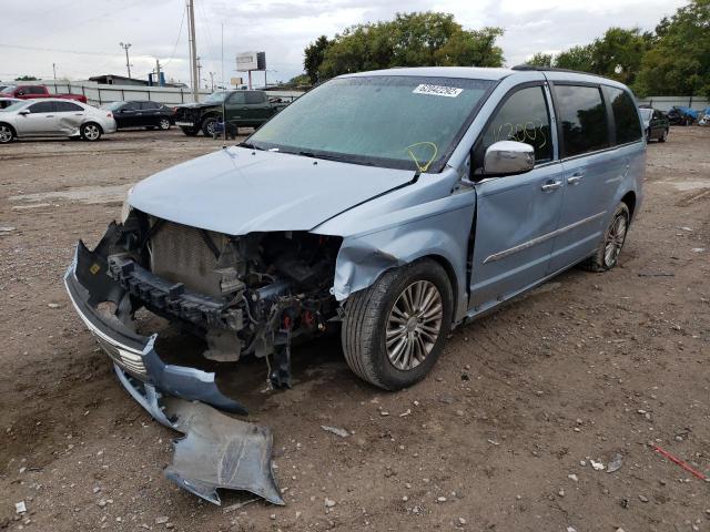 2C4RC1CG0DR569746 - 2013 CHRYSLER TOWN & COU BLUE photo 9