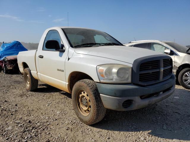 1D7HU16N18J196798 - 2008 DODGE RAM 1500 S WHITE photo 1