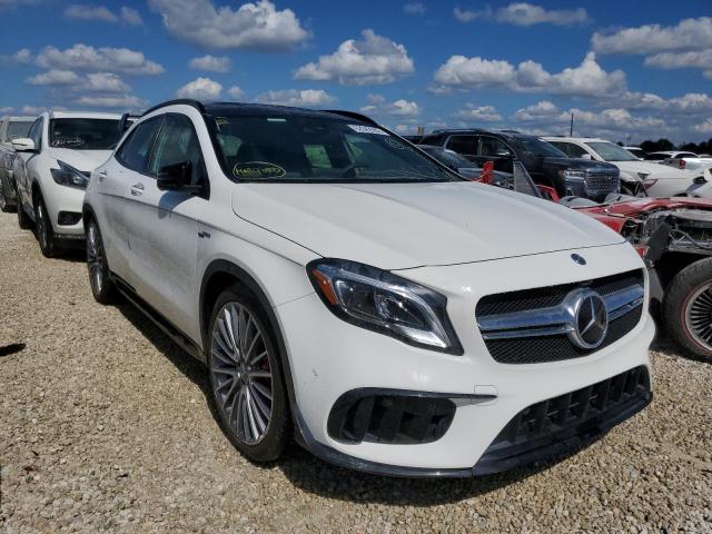 WDDTG5CB9KJ608508 - 2019 MERCEDES-BENZ GLA 45 AMG WHITE photo 1