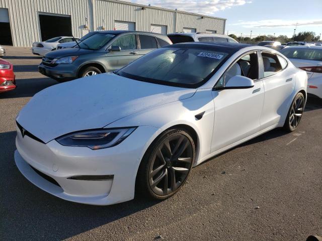 5YJSA1E53NF470516 - 2022 TESLA MODEL S Ağ foto 2