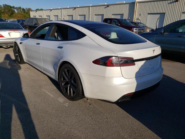 5YJSA1E53NF470516 - 2022 TESLA MODEL S Ağ foto 3