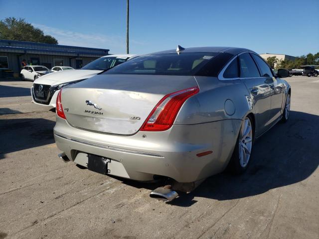 SAJWA1CZ6E8V64611 - 2014 JAGUAR XJ SILVER photo 4