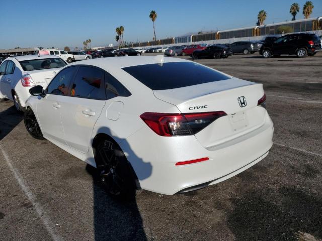 2HGFE2F55NH546274 - 2022 HONDA CIVIC SPOR WHITE photo 3