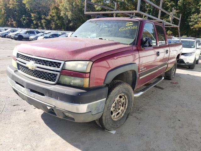 1GCHK23225F944361 - 2005 CHEVROLET C/K 2500 S MAROON photo 2