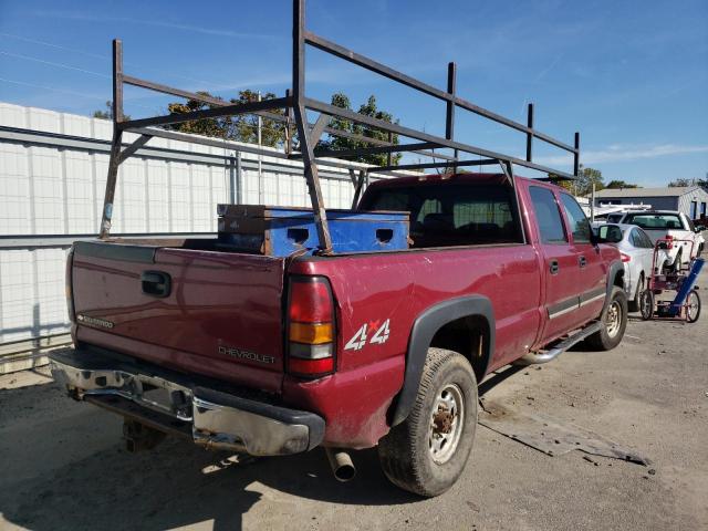 1GCHK23225F944361 - 2005 CHEVROLET C/K 2500 S MAROON photo 4