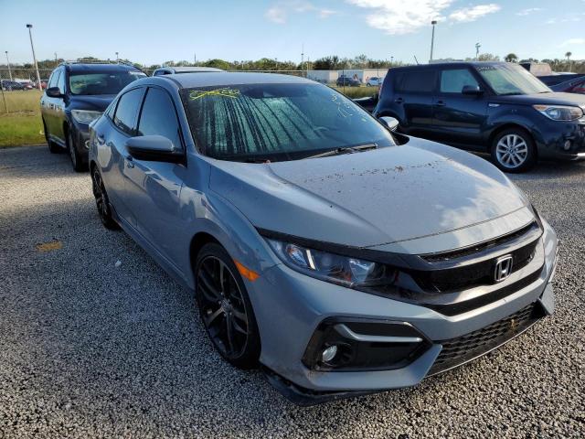 SHHFK7H49MU220778 - 2021 HONDA CIVIC SPOR GRAY photo 1