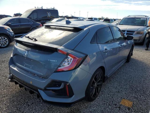 SHHFK7H49MU220778 - 2021 HONDA CIVIC SPOR GRAY photo 4