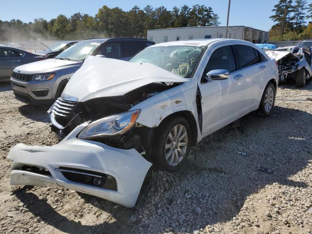 1C3CCBCG8DN579986 - 2013 CHRYSLER 200 LIMITE WHITE photo 2