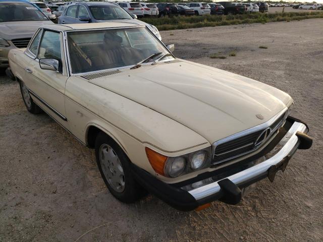 WDBBA45A4EA005443 - 1984 MERCEDES-BENZ 380 SL BEIGE photo 1