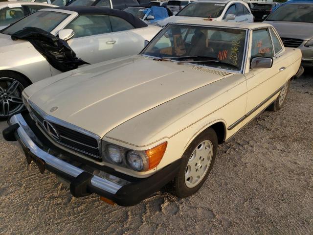 WDBBA45A4EA005443 - 1984 MERCEDES-BENZ 380 SL BEIGE photo 2