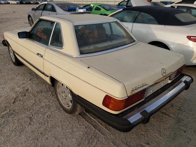 WDBBA45A4EA005443 - 1984 MERCEDES-BENZ 380 SL BEIGE photo 4