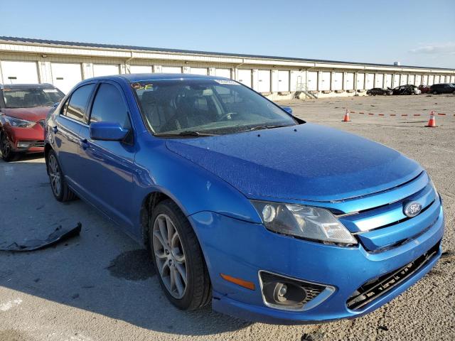 3FAHP0JG7BR147919 - 2011 FORD FUSION SEL BLUE photo 1