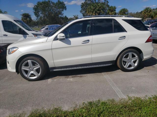 4JGDA5HB4FA479961 - 2015 MERCEDES-BENZ ML 350 4MA WHITE photo 9