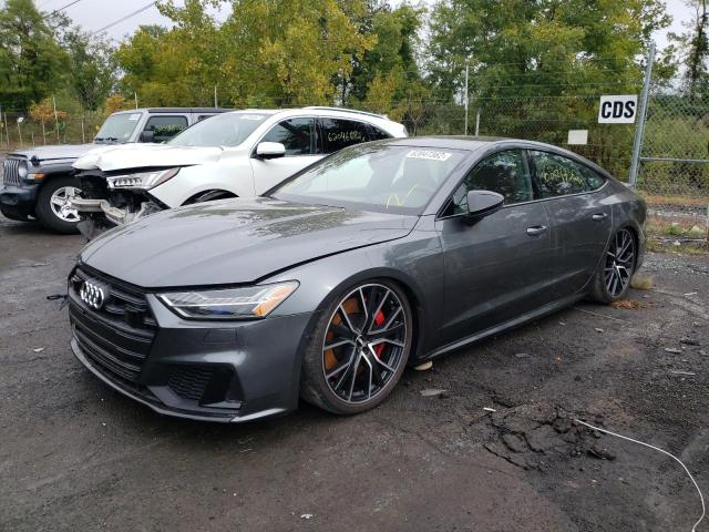 WAUSFBF21LN018586 - 2020 AUDI S7 PRESTIG GRAY photo 2