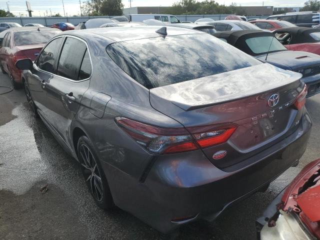 4T1S11AK8MU616910 - 2021 TOYOTA CAMRY NIGH GRAY photo 3