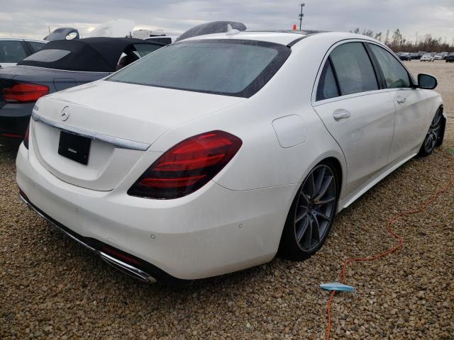 WDDUG8DB4LA502179 - 2020 MERCEDES-BENZ S 560 WHITE photo 4