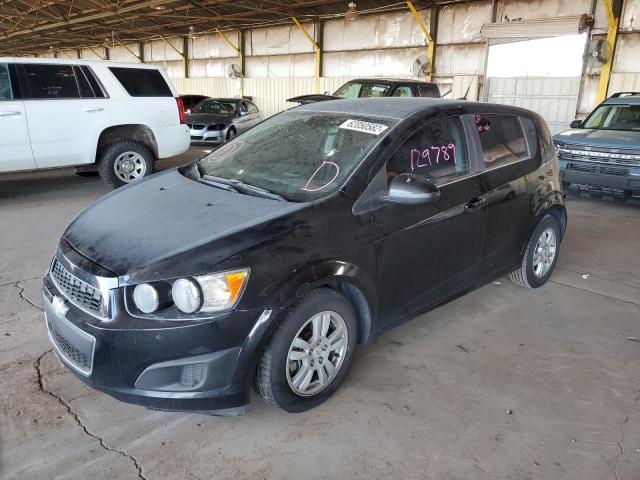 1G1JC6SH3C4179156 - 2012 CHEVROLET SONIC BLACK photo 2