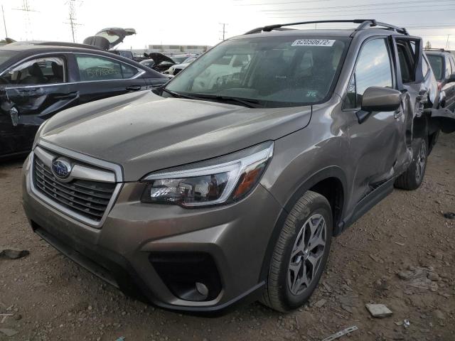 JF2SKAFC0MH486134 - 2021 SUBARU FORESTER GRAY photo 2