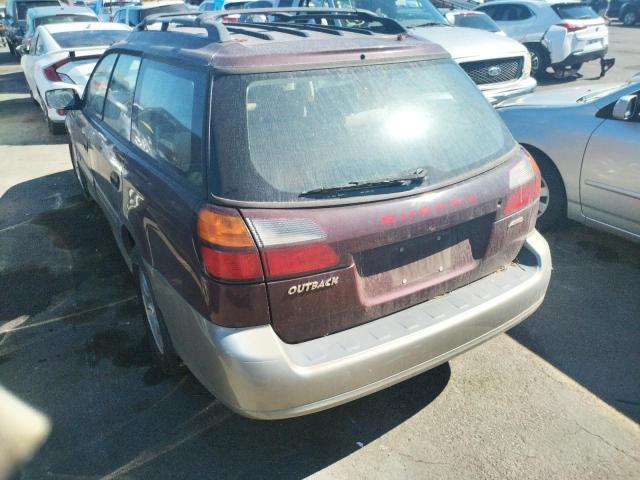 4S3BH675317653839 - 2001 SUBARU LEGACY OUT BURGUNDY photo 3