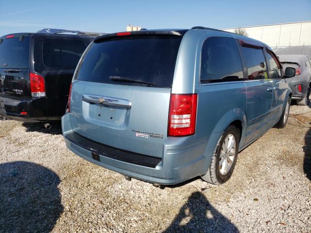 2A8HR54109R649169 - 2009 CHRYSLER TOWN & COU BLUE photo 4