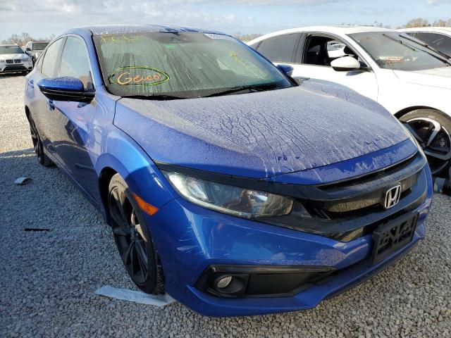 2HGFC2F84KH576667 - 2019 HONDA CIVIC SPOR BLUE photo 1