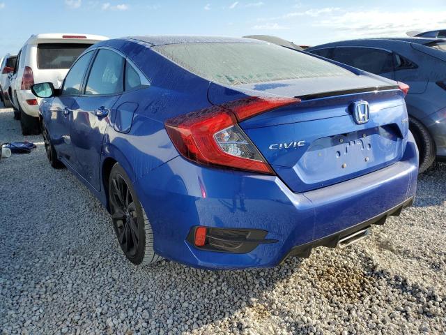 2HGFC2F84KH576667 - 2019 HONDA CIVIC SPOR BLUE photo 3