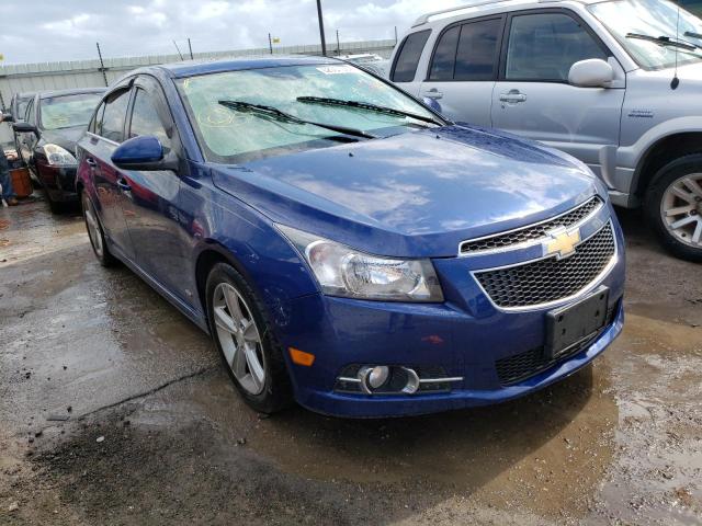 1G1PE5SB3D7111143 - 2013 CHEVROLET CRUZE BLUE photo 1