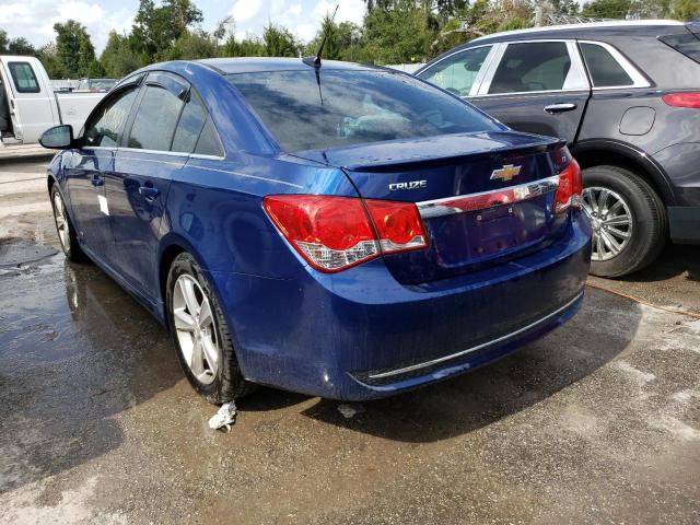 1G1PE5SB3D7111143 - 2013 CHEVROLET CRUZE BLUE photo 3